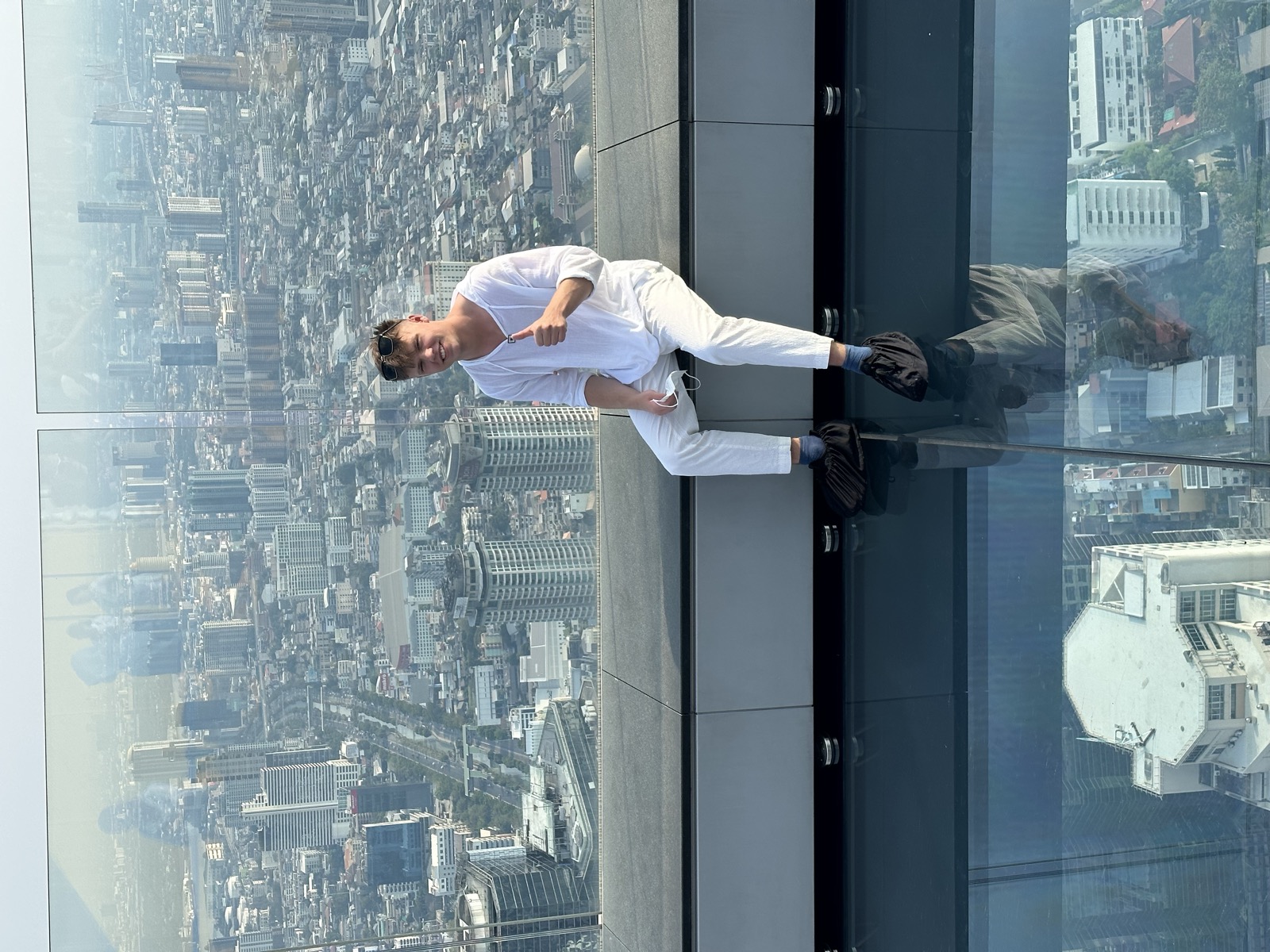 Prosklená vyhlídka mrakodrapu Mahanakhon